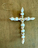 Coral Cross Ornament