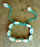 Colorful Cowrie Shell Adjustable Bracelet