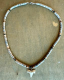 Coco Bead Shark Tooth Necklace