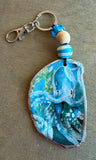 Oyster Shell Keychain