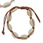Cowrie Shell Adjustable Bracelet
