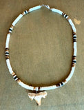Coco Bead Shark Tooth Necklace