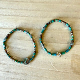 Abalone Charm Stretch Bracelet