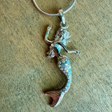 Posing Mermaid Necklace