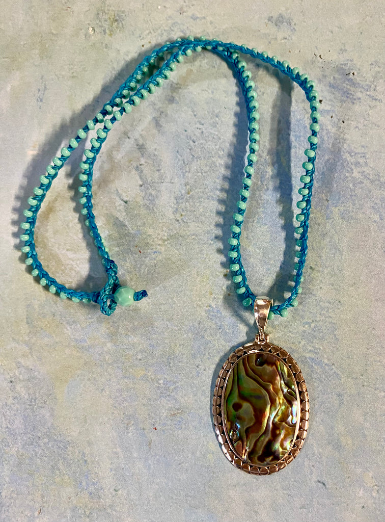 Elegant Abalone Beaded Necklace