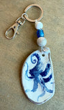 Oyster Shell Keychain