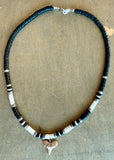 Coco Bead Shark Tooth Necklace