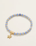 Jeweled Sea Star Charm Bracelet