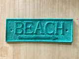 Beach Arrow Sign