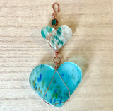 Glass Heart Art Sun-Catcher