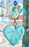 Glass Heart Art Sun-Catcher