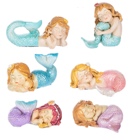 Sleeping baby mermaid