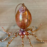 Enchanted Jeweled Octopus Ornament