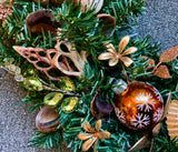 Fall Elegance Shell Wreath