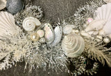 Twinkle Snow Seashell Wreath