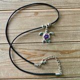 Hibiscus Turtle Necklace