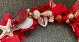 Ocean Candy Shabby Seashell Wreath