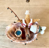Seashell Fishermen Ornament