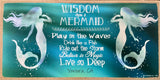 Mermaid Pirate Sentiment Sign