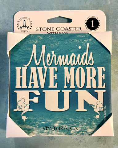 Mermaids Have More Fun Boxed Coaster