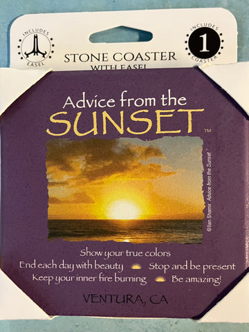 Advice from a Sunset Boxed Coaster