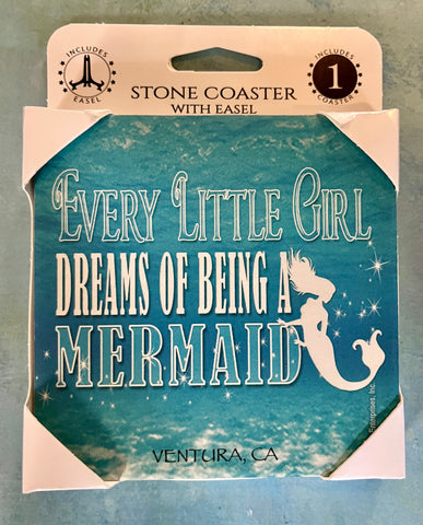 Dreams of being a Mermaid Boxed Coaster
