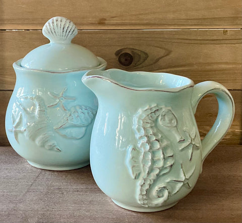 Seashell Coastal Cream or Sugar