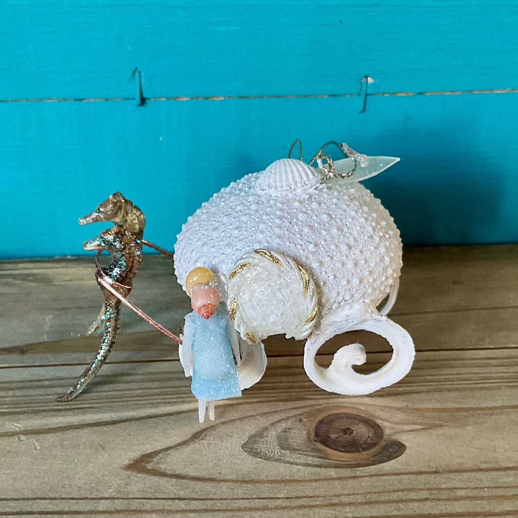 Cinderella Sea Urchin Carriage Ornament