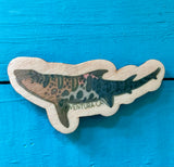 Ventura Ca Wooden Magnet