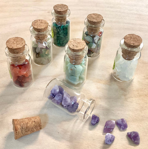 Bottled Genuine Stone Pieces