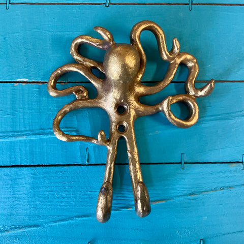 Gold Octopus Metal Hook