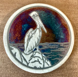 Raku Pottery Coaster