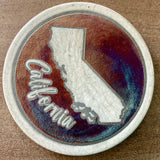 California Raku Pottery Coaster