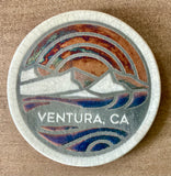 California Raku Pottery Coaster
