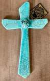 Raku Gemstone Cross