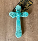 Raku Gemstone Cross