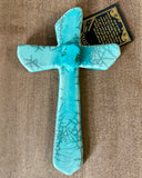 Raku Gemstone Cross