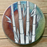 Raku Pottery Coaster