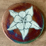 Raku Pottery Coaster