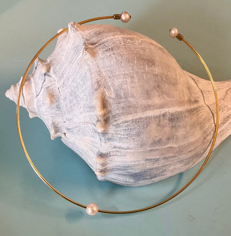 Pearl Cuff Necklace