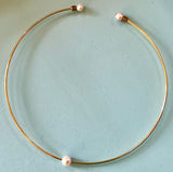 Pearl Cuff Necklace