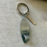 Metal Dolphin Surfboard Keychain