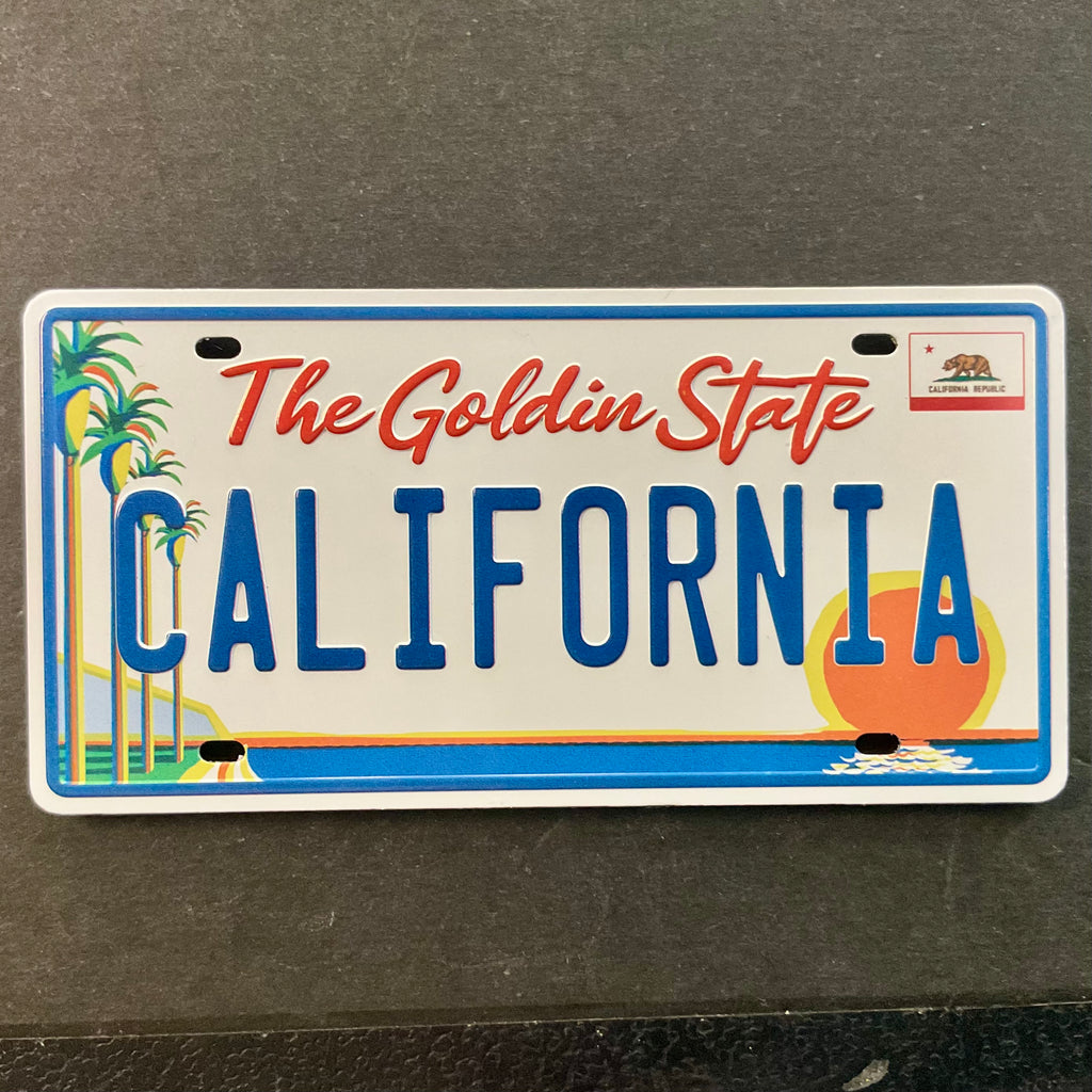 California License Plate Magnet