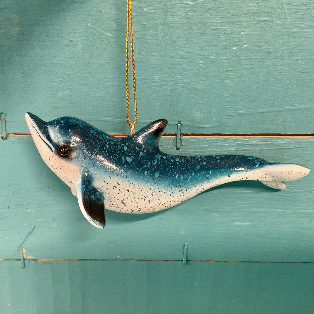 Blue Dolphin Ornament