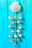 White Scallop Seashell Windchime