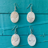 Cameo Shell Earrings
