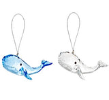 Faceted WHALE Ornament