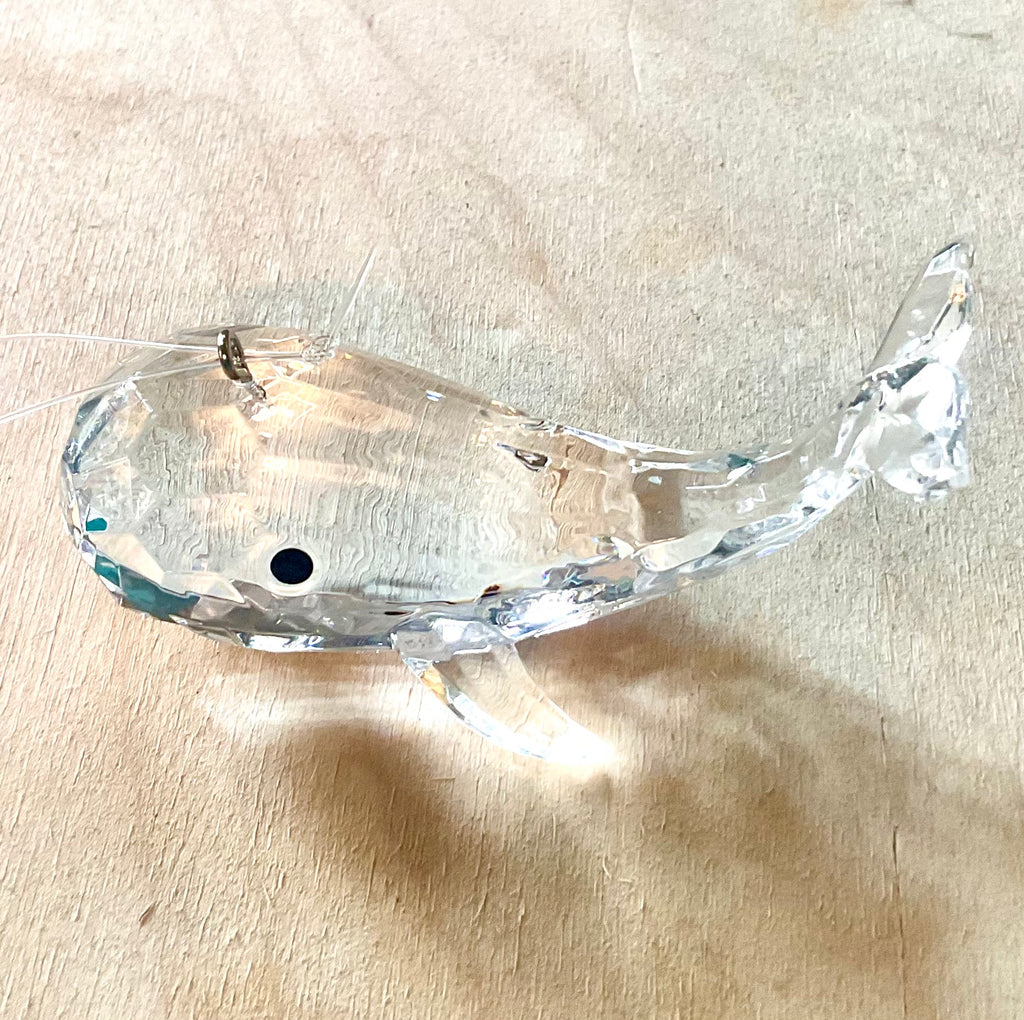 Faceted WHALE Ornament