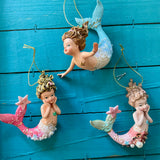 Cherub Child Mermaid Ornament