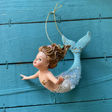Cherub Child Mermaid Ornament